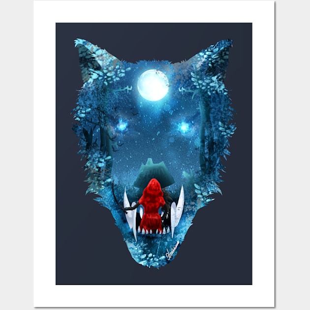 Big Bad Wolf 2 Wall Art by DVerissimo